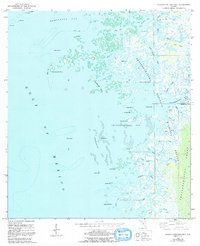 Download a high-resolution, GPS-compatible USGS topo map for Chassahowitzka Bay, FL (1992 edition)