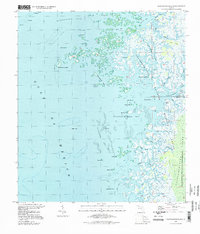 Download a high-resolution, GPS-compatible USGS topo map for Chassahowitzka Bay, FL (1998 edition)