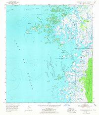 Download a high-resolution, GPS-compatible USGS topo map for Chassahowitzka Bay, FL (1965 edition)