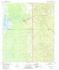 Download a high-resolution, GPS-compatible USGS topo map for Chassahowitzka, FL (1988 edition)