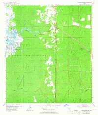 Download a high-resolution, GPS-compatible USGS topo map for Chassahowitzka, FL (1968 edition)