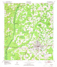 1950 Map of Chipley, FL, 1966 Print