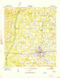1951 Map of Chipley, FL