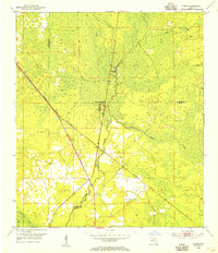 1954 Map of Clara, 1955 Print