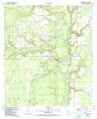 Download a high-resolution, GPS-compatible USGS topo map for Clarksville, FL (1990 edition)