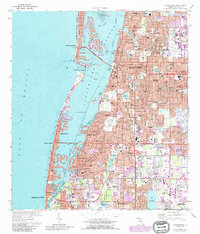Download a high-resolution, GPS-compatible USGS topo map for Clearwater, FL (1987 edition)