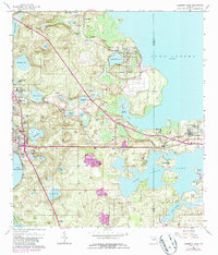Download a high-resolution, GPS-compatible USGS topo map for Clermont East, FL (1987 edition)