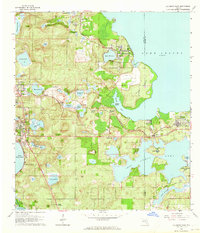 Download a high-resolution, GPS-compatible USGS topo map for Clermont East, FL (1964 edition)
