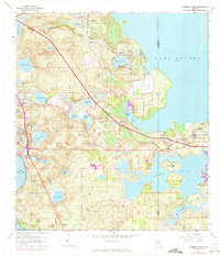Download a high-resolution, GPS-compatible USGS topo map for Clermont East, FL (1972 edition)