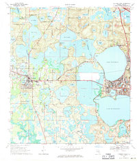 Download a high-resolution, GPS-compatible USGS topo map for Clermont West, FL (1971 edition)