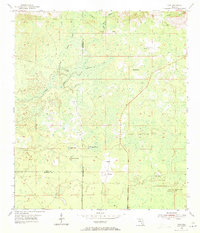 1954 Map of Cody, 1971 Print