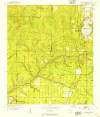 preview thumbnail of historical topo map of Bay County, FL in 1952