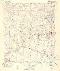 preview thumbnail of historical topo map of Bay County, FL in 1952