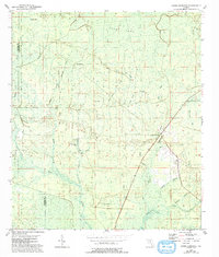 1954 Map of Lafayette County, FL, 1993 Print