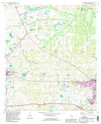 Download a high-resolution, GPS-compatible USGS topo map for Cottondale East, FL (1995 edition)