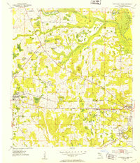 preview thumbnail of historical topo map of Jackson County, FL in 1952