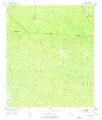 1955 Map of Columbia County, FL, 1977 Print