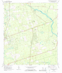 Download a high-resolution, GPS-compatible USGS topo map for Crawfordville East, FL (1987 edition)