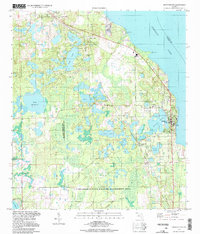 Download a high-resolution, GPS-compatible USGS topo map for Crescent City, FL (1998 edition)