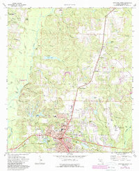 preview thumbnail of historical topo map of Okaloosa County, FL in 1973