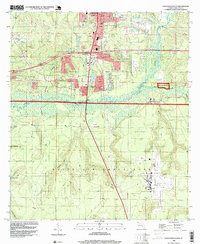 preview thumbnail of historical topo map of Okaloosa County, FL in 1994