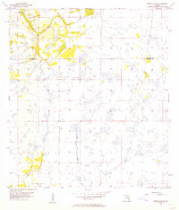 1956 Map of Crewsville SW, 1957 Print