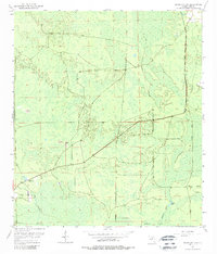 1954 Map of Cross City SW, 1988 Print