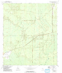 1954 Map of Cross City SW, 1993 Print
