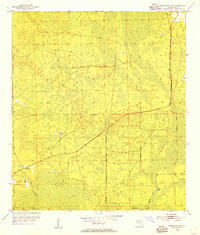 1954 Map of Cross City SW, 1955 Print