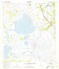 preview thumbnail of historical topo map of Osceola County, FL in 1953