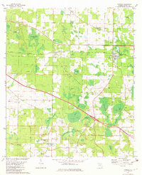 preview thumbnail of historical topo map of Jackson County, FL in 1982