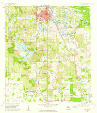 Download a high-resolution, GPS-compatible USGS topo map for Dade City, FL (1962 edition)