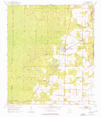1954 Map of Day, 1976 Print