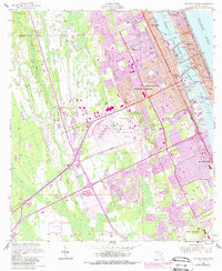 Download a high-resolution, GPS-compatible USGS topo map for Daytona Beach, FL (1988 edition)