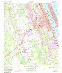 Download a high-resolution, GPS-compatible USGS topo map for Daytona Beach, FL (1980 edition)