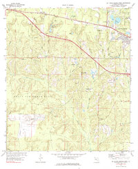 preview thumbnail of historical topo map of Walton County, FL in 1973