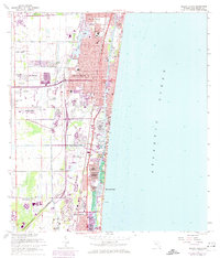 1962 Map of Delray Beach, 1974 Print
