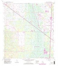 1945 Map of Delta, 1984 Print