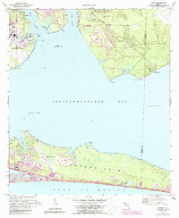 Download a high-resolution, GPS-compatible USGS topo map for Destin, FL (1987 edition)