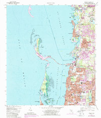Download a high-resolution, GPS-compatible USGS topo map for Dunedin, FL (1988 edition)