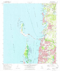 Download a high-resolution, GPS-compatible USGS topo map for Dunedin, FL (1977 edition)