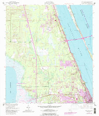 Download a high-resolution, GPS-compatible USGS topo map for Eau Gallie, FL (1988 edition)