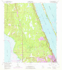 Download a high-resolution, GPS-compatible USGS topo map for Eau Gallie, FL (1975 edition)