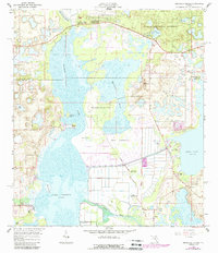 preview thumbnail of historical topo map of Lake County, FL in 1966