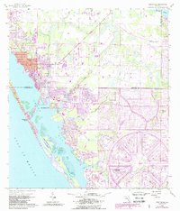 Download a high-resolution, GPS-compatible USGS topo map for Englewood, FL (1988 edition)