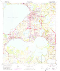 Download a high-resolution, GPS-compatible USGS topo map for Eustis, FL (1981 edition)
