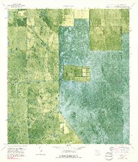 preview thumbnail of historical topo map of Hendry County, FL in 1974