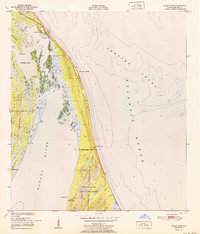 Download a high-resolution, GPS-compatible USGS topo map for False Cape, FL (1951 edition)