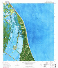 preview thumbnail of historical topo map of Brevard County, FL in 1976