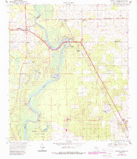 Download a high-resolution, GPS-compatible USGS topo map for Fanning Springs, FL (1988 edition)
